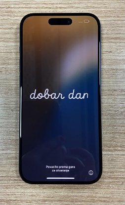 IZLOŽBENI - Mobitel APPLE iPhone 15 Pro, 6,1", 8GB, 128GB, iOS, plavi