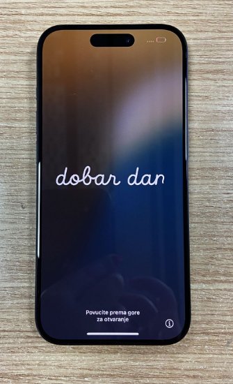 IZLOŽBENI - Mobitel APPLE iPhone 15 Pro, 6,1", 8GB, 128GB, iOS, plavi