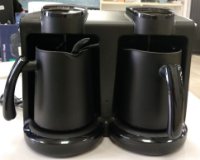 RABLJENI - Aparat za tursku kavu ZILAN ZLN1291, 400 W+400 W, 250 ml+250 ml, 8 šalica, crni