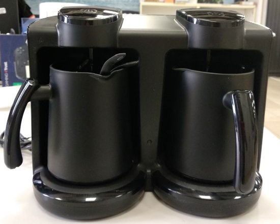 RABLJENI - Aparat za tursku kavu ZILAN ZLN1291, 400 W+400 W, 250 ml+250 ml, 8 šalica, crni