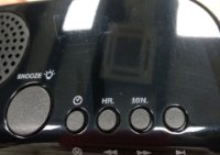 RABLJENI - Radio budilica MUSE M-12CR, crna