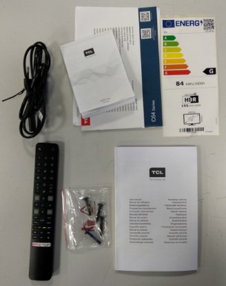 IZLOŽBENI - QLED TV 55" TCL 55C645, Android TV, 4K UHD, DVB-T2/C/S2, HDMI, Wi-Fi, USB, BT, energetski razred G