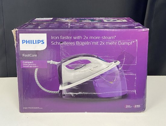 RABLJENI - Parna postaja PHILIPS GC6740/30, 2400W, 5,2 bara, 300g/min, ljubičasta