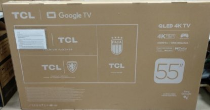 IZLOŽBENI - QLED TV 55" TCL 55C645, Android TV, 4K UHD, DVB-T2/C/S2, HDMI, Wi-Fi, USB, BT, energetski razred G