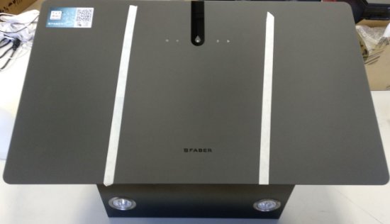 RABLJENI - Zidna kuhinjska napa FABER Glam Light Zero Drip Plus BK M A80, 80 cm, 690 m3/h, energetski razred A, crna