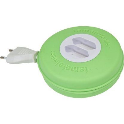 Kabel naponski FAMATEL, 2 euro utičnice, dužina 3m, roller