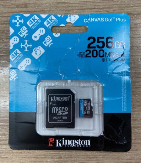 RABLJENI - Memorijska kartica KINGSTON Canvas Go Plus Micro SDCG4/256GB, SDXC 256GB, Class 10 UHS-I + adapte