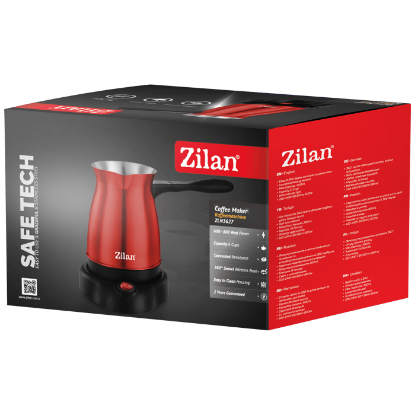 Kuhalo za kavu ZILAN ZLN3627, 800 W, crveno