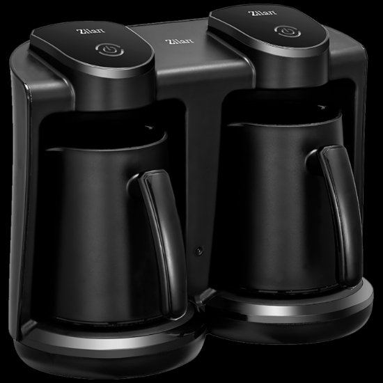 Aparat za tursku kavu ZILAN ZLN1291, 400 W+400 W, 250 ml+250 ml, 8 šalica, crni