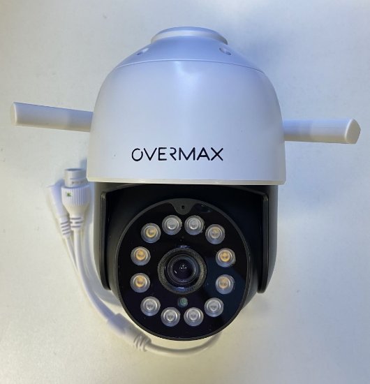 RABLJENI - Mrežna nadzorna kamera OVERMAX Camspot 4.95, 2K, vanjska, noćno snimanje, bijela