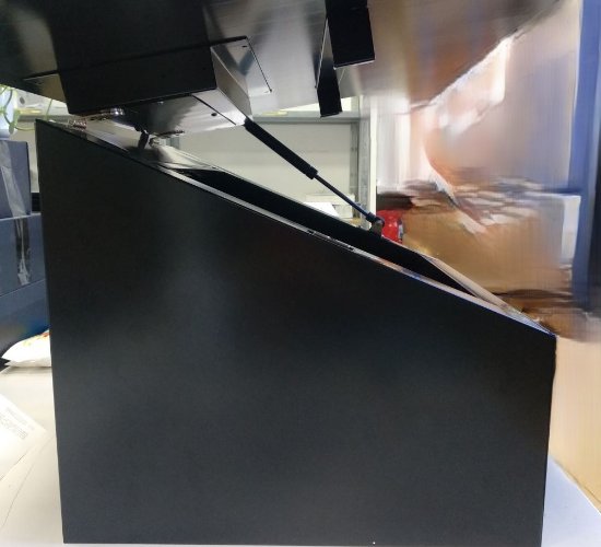 RABLJENI - Zidna kuhinjska napa FABER Glam Light Zero Drip Plus BK M A80, 80 cm, 690 m3/h, energetski razred A, crna