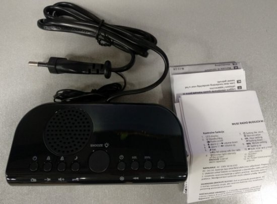 RABLJENI - Radio budilica MUSE M-12CR, crna