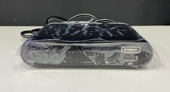 RABLJENI - TV tuner SYNERGY T-202, DVB-T2 HEVC265, SCART, LAN, HDMI, zemaljski, crni