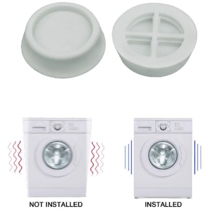 Antivibracijske nožice za perilice rublja SUPERIOR SUPSLG001, set, 4 kom