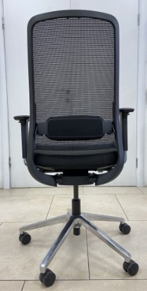 RABLJENI - Ergonomska uredska stolica ERGOVISION Flex 02, crna