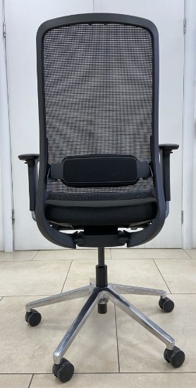 RABLJENI - Ergonomska uredska stolica ERGOVISION Flex 02, crna