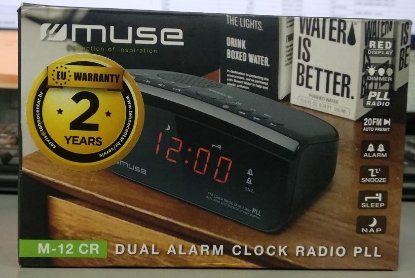 RABLJENI - Radio budilica MUSE M-12CR, crna