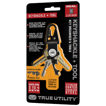Privjesak za ključeve sa alatom TRUE TU921, 7u1, KeyShackle