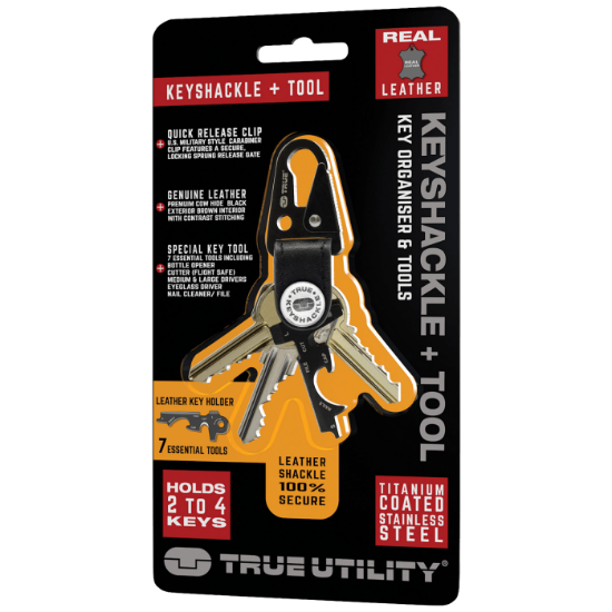 Privjesak za ključeve sa alatom TRUE TU921, 7u1, KeyShackle