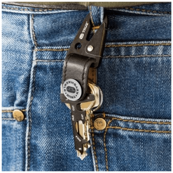 Privjesak za ključeve sa alatom TRUE TU921, 7u1, KeyShackle