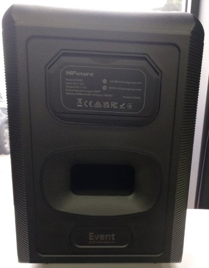 RABLJENI - Zvučnik HIFUTURE Event, BT, Karaoke, vodootporan, crni