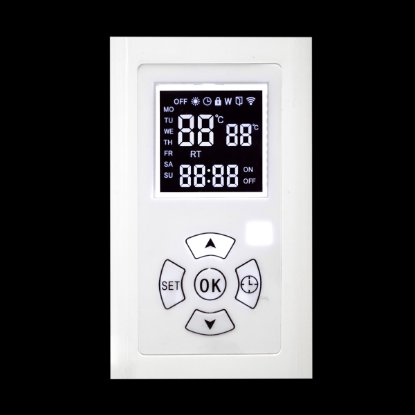 Radijator HOME FLOR 600, uljni, 600 W, montaža na zid, bijeli