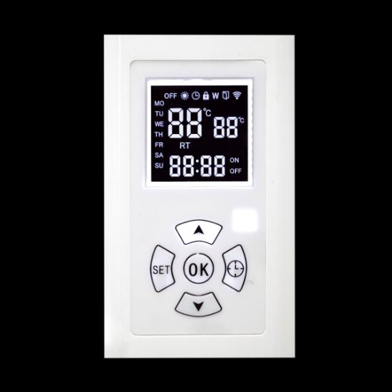 Radijator HOME FLOR 600, uljni, 600 W, montaža na zid, bijeli