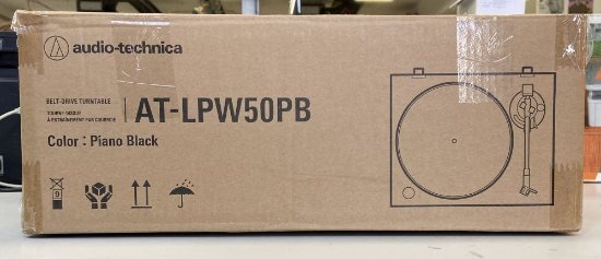 RABLJENI - Gramofon AUDIO-TECHNICA AT-LPW50PB, crni