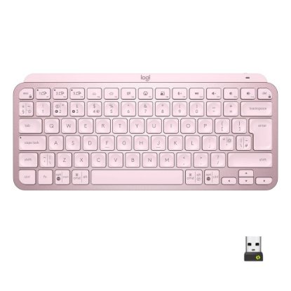 RABLJENI - Tipkovnica LOGITECH MX Keys mini, bežična, BT, roza