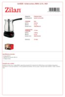 Kuhalo za kavu ZILAN ZLN3628, 800 W, 0,3 l, inox
