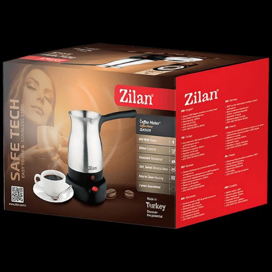 Kuhalo za kavu ZILAN ZLN3628, 800 W, 0,3 l, inox