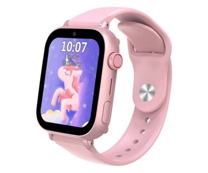 RABLJENI - Dječji pametni sat FOREVER LookMe! 3, 4G video pozivi, GPS, SOS gumb, vodootporan, rozi