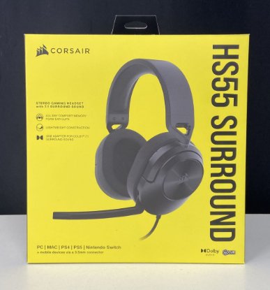 RABLJENI - Slušalice CORSAIR HS55 Surround, mikrofon, crne