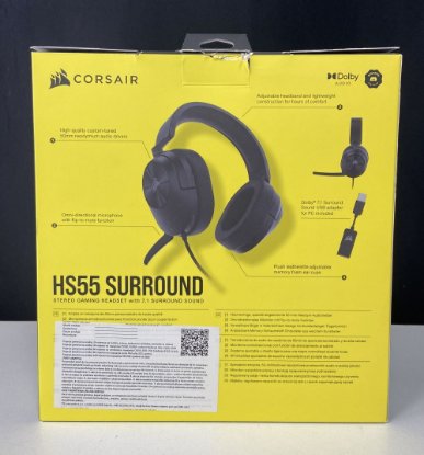 RABLJENI - Slušalice CORSAIR HS55 Surround, mikrofon, crne