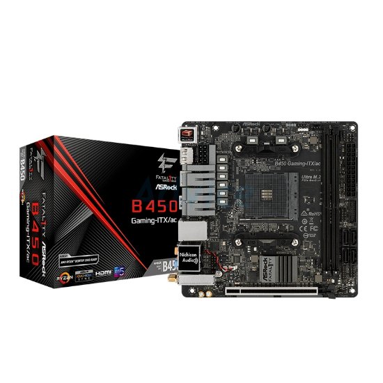 RABLJENI - Matična ploča ASROCK B450 Gaming ITX/AC, AMD B450, DDR4, ITX, s. AM4