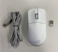 RABLJENI - Miš ASUS ROG Harpe Ace Aim Lab Edition, optički, 36000dpi, USB, bežični, bijeli