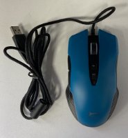 RABLJENI - Miš WHITE SHARK Azarah, 6400dpi, optički, žičani, plavi