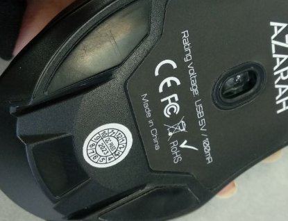 IZLOŽBENI - Miš WHITE SHARK Azarah, 6400dpi, optički, žičani, plavi