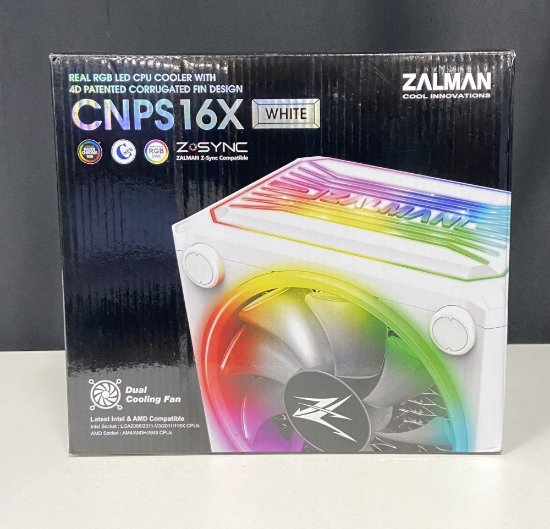 RABLJENI - Cooler ZALMAN CNPS16X, za Intel i AMD, bijeli