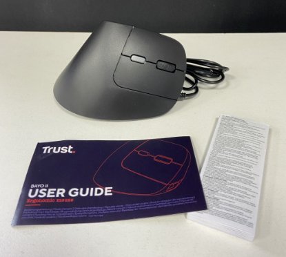 OPEN BOX - Miš TRUST Bayo II Ergonomic, optički, 2400dpi, crni