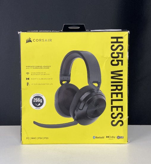 OPEN BOX - Slušalice CORSAIR HS55 Wireless, bežične, mikrofon, crne