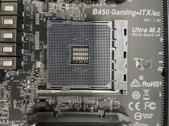 RABLJENI - Matična ploča ASROCK B450 Gaming ITX/AC, AMD B450, DDR4, ITX, s. AM4