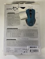 RABLJENI - Miš WHITE SHARK Azarah, 6400dpi, optički, žičani, plavi