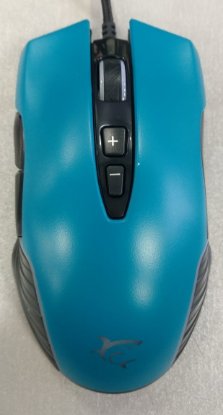 IZLOŽBENI - Miš WHITE SHARK Azarah, 6400dpi, optički, žičani, plavi