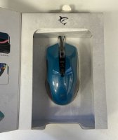 RABLJENI - Miš WHITE SHARK Azarah, 6400dpi, optički, žičani, plavi
