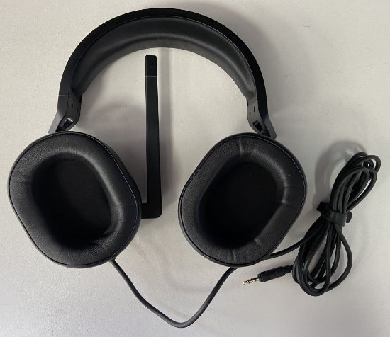 RABLJENI - Slušalice CORSAIR HS55 Surround, mikrofon, crne