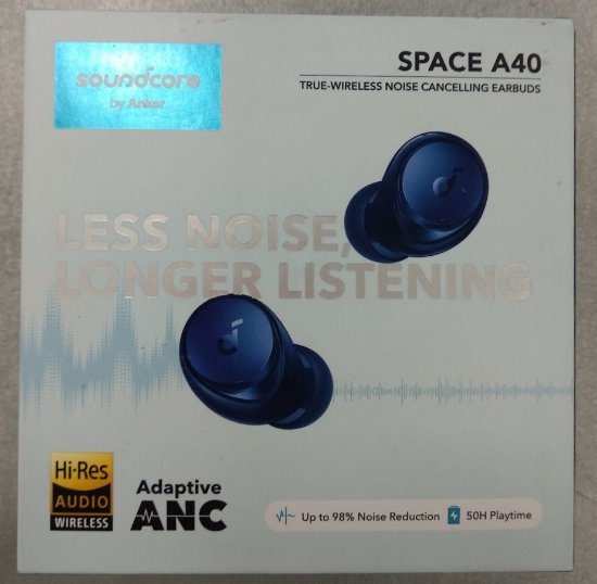 RABLJENI - Slušalice ANKER SoundCore Space A40, in-ear, bežične, Bluetooth, plave