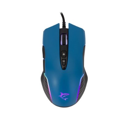 IZLOŽBENI - Miš WHITE SHARK Azarah, 6400dpi, optički, žičani, plavi