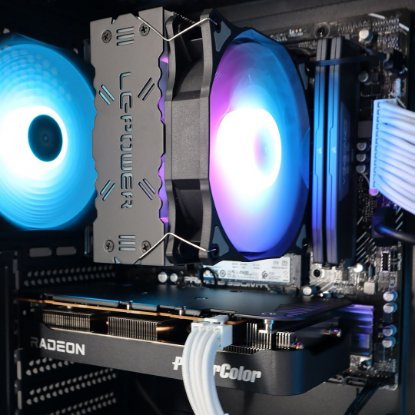 PREORDER - Računalo EPOCH Ganymede / Ryzen 5 9600X, 32GB DDR5, 2TB SSD NVMe, AMD Radeon RX 9060 XT 16GB, WiFi, Windows 11, crno