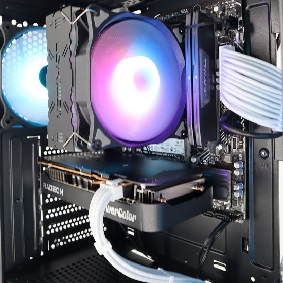 PREORDER - Računalo EPOCH Ganymede / Ryzen 5 9600X, 32GB DDR5, 2TB SSD NVMe, AMD Radeon RX 9060 XT 16GB, WiFi, Windows 11, crno